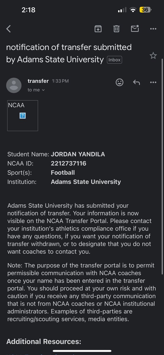 Jordan Yandila tweet media
