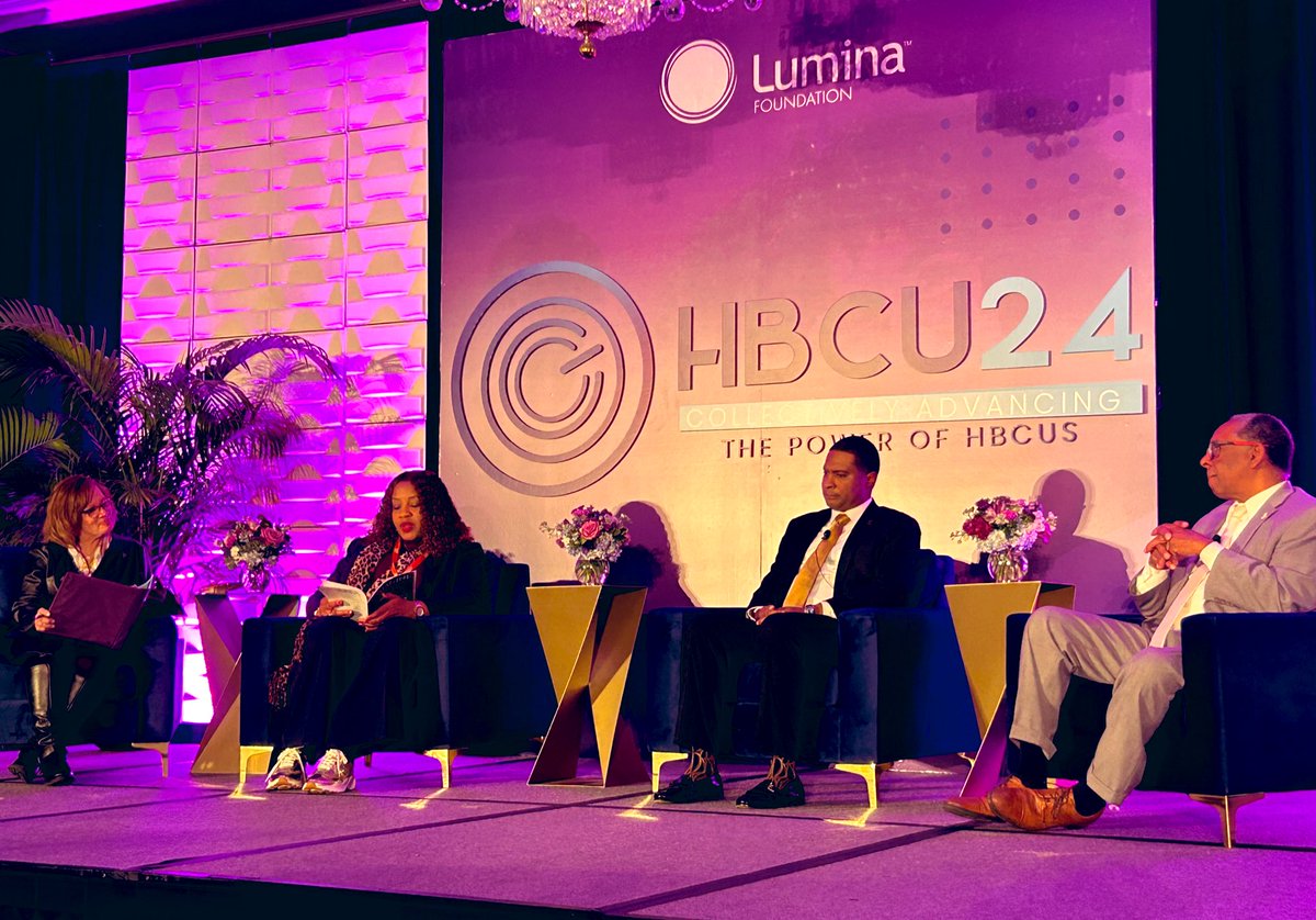 Louisiana HBCU leaders talking about career pathways, workforce alignment, collaboration and the power of our HBCUs. <a href="/SUShreveport/">SUSLA</a> <a href="/Grambling1901/">Grambling State Univ</a> <a href="/XavierU/">Xavier University</a> <a href="/DrTBT/">Toya Barnes-Teamer</a> <a href="/LuminaFound/">Lumina Foundation</a> #LaProspers #LaProud #HBCU2024