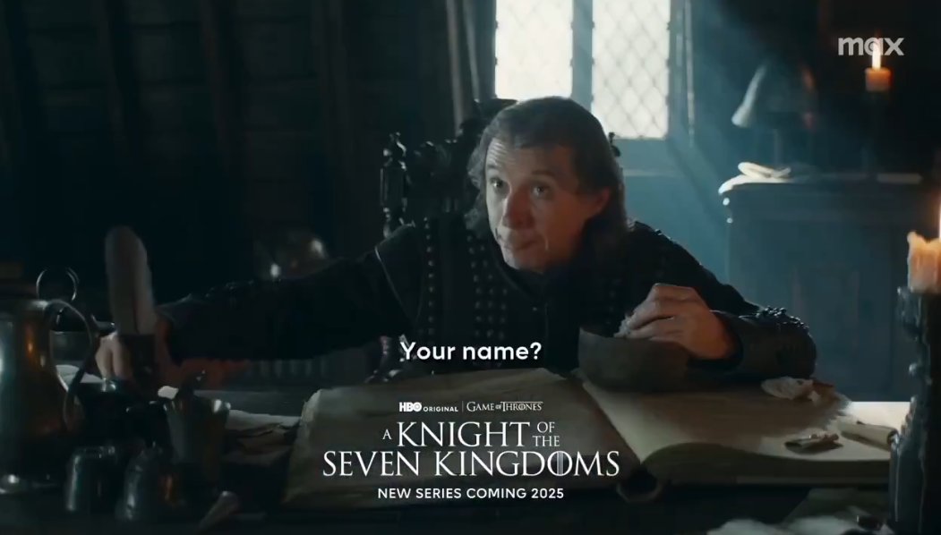 HabisNontonFilm's tweet photo. A KNIGHT OF THE SEVEN KINGDOMS tayang  2025!

Kabarnya series spin-off ini berlatar 72 tahun setelah HOUSE OF THE DRAGON dan 100 tahun sebelum GAME OF THRONES.

Total 6 episode. https://t.co/v1vNgqpDRP