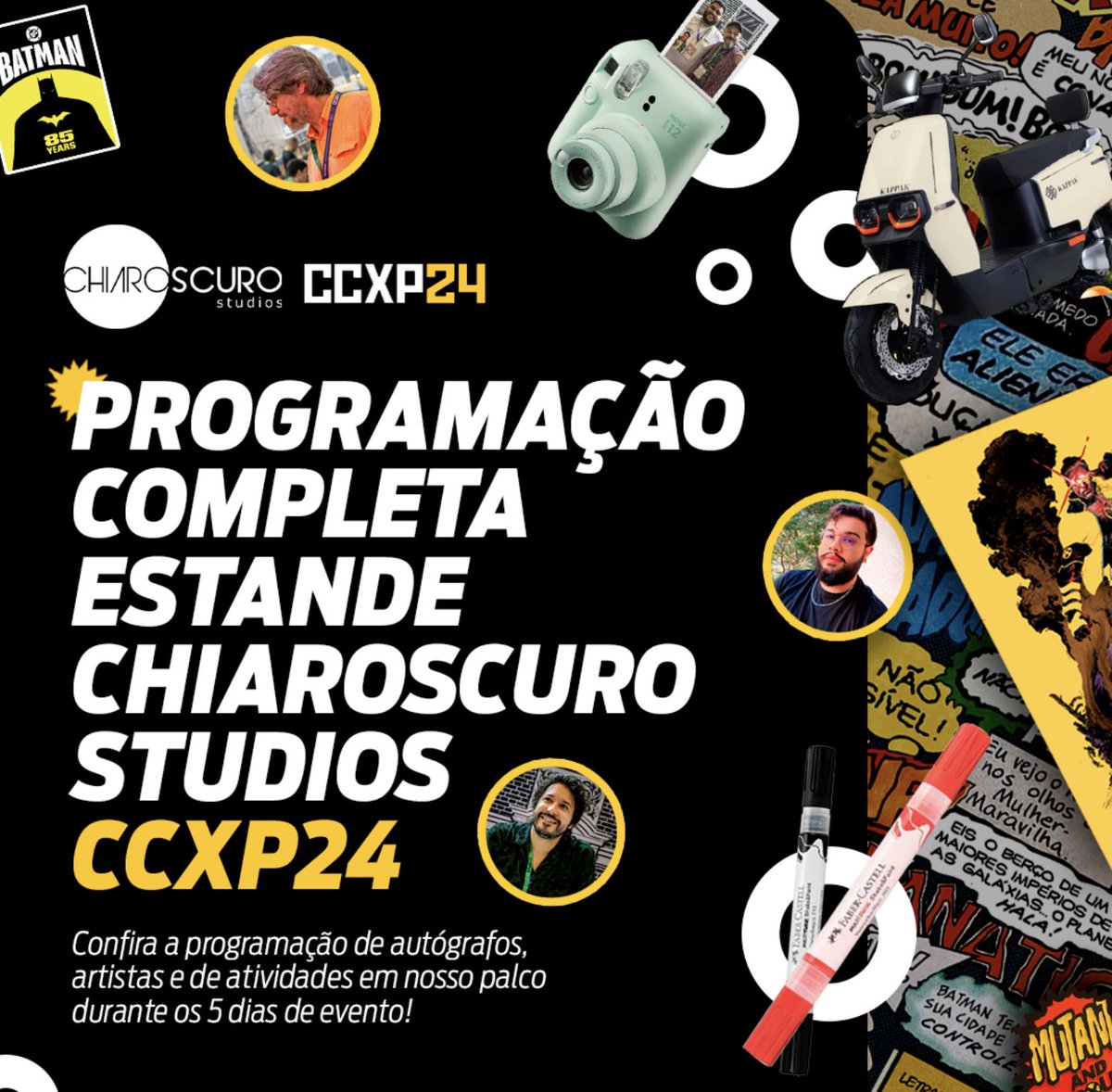 Chiaroscuro Studios (@chiaroscuro_ofc) on Twitter photo Artistas convidados!
Sessões de autógrafos!
Batalhas e demonstrações de desenho ao vivo!
Conheça a programação completa do estande da 
Chiaroscuro Studios na <a href="/CCXPoficial/">CCXP</a> !
chiaroscuro-studios.com/wp-content/upl… Artistas convidados!
Sessões de autógrafos!
Batalhas e demonstrações de desenho ao vivo!
Conheça a programação completa do estande da 
Chiaroscuro Studios na <a href="/CCXPoficial/">CCXP</a> !
chiaroscuro-studios.com/wp-content/upl…