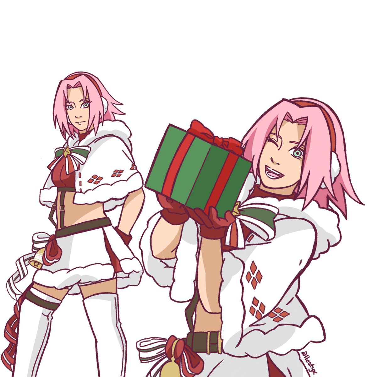 🌸🎄

#NARUTO 
#narutofanart #sakuraharuno #sakurauchiha