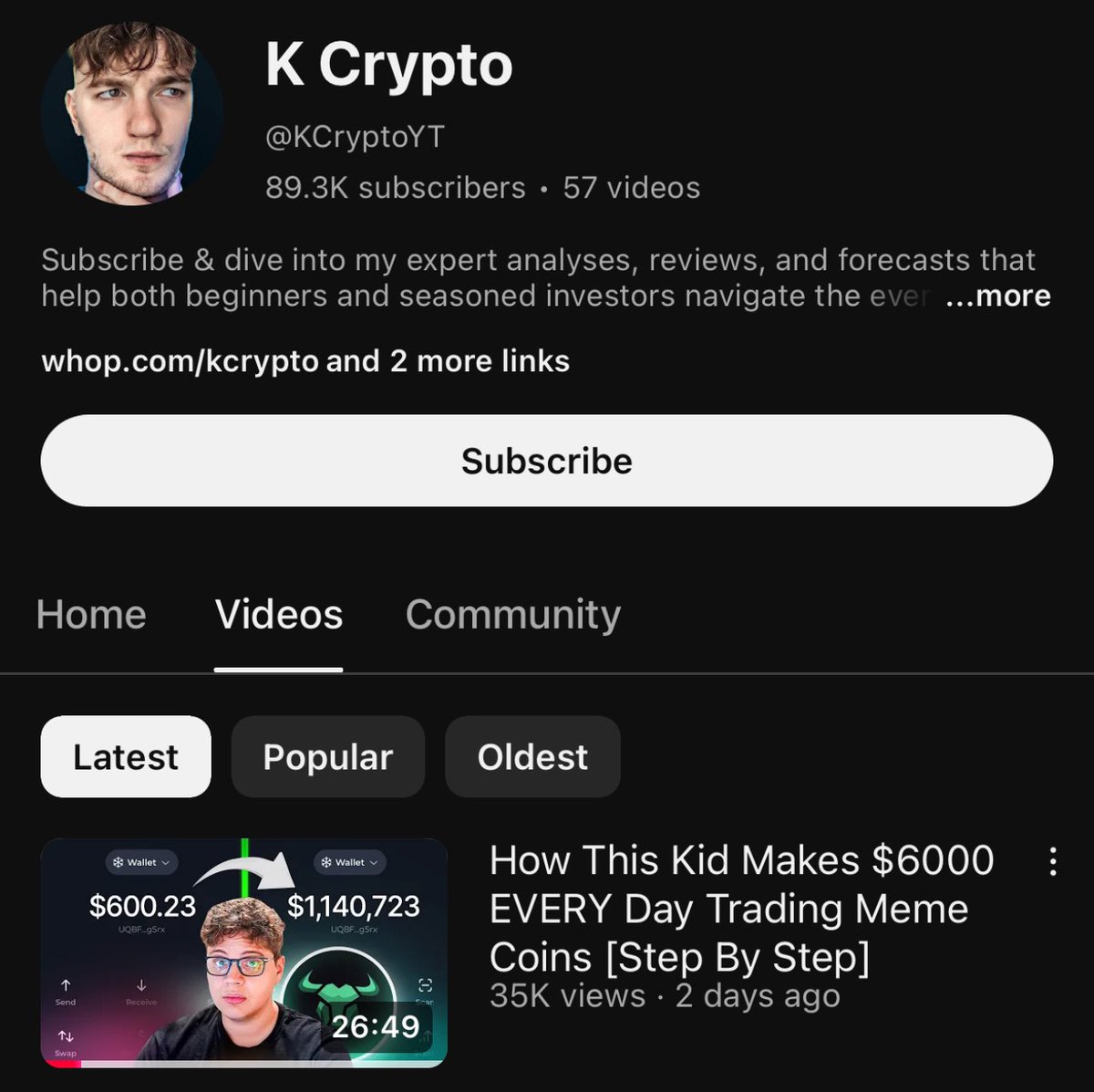 This guy summarized 10+ hours of videos of mine into 20 minutes.

I am so fucking serious. Go watch his video if you wanna learn how to actually trade pump fun memecoins