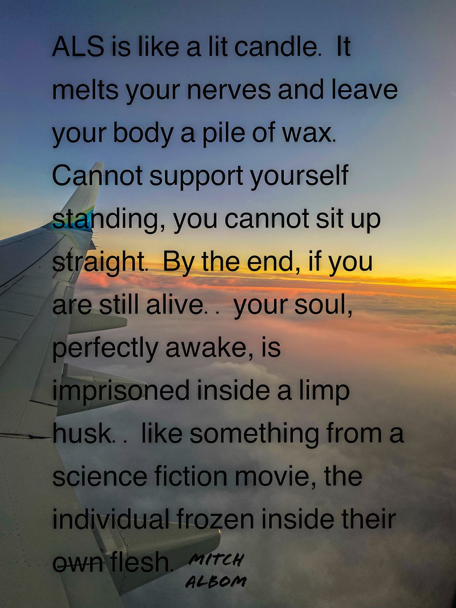 Besides cancer, ALS is one of the most cruelest things I have been witnessing. It’s aggressive. It’s ugly and a cure needs to be found. It’s heartbreaking watching someone you love battling ALS. #ALSawearness #ALSneedsacure #TuesdayFeeling