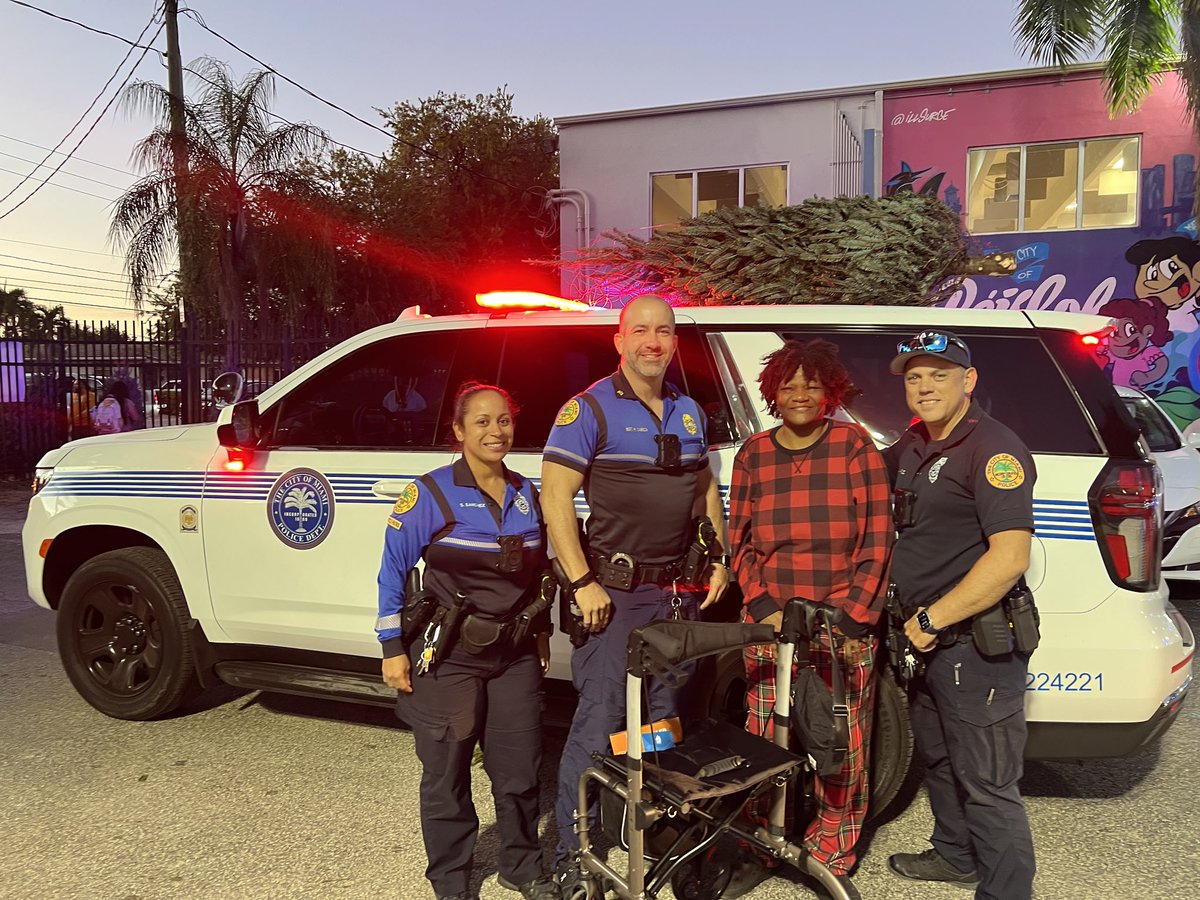 Law enforcement is all about service to community. We are honored to help this resident bring a Christmas  tree home to their family and celebrate the holiday spirit.
