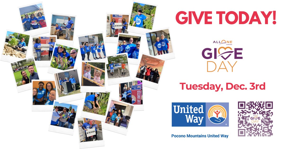 Only a few hours to go to maximize your impact! Donations received today at pmuw.org/GivingTuesday will go even further thanks to our Match Donors. 

🙌Thanks to those who have already donated! Your support helps us create lasting change! 

#AllOneGiveDay #PoconoSeasonOfGiving