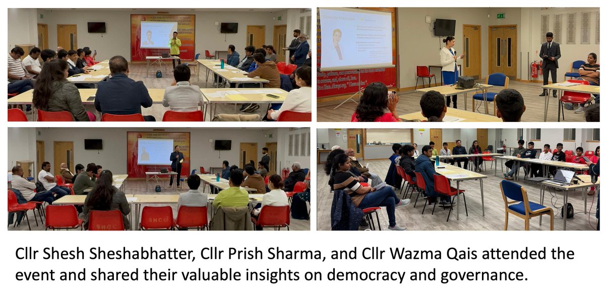 UKTeluguHindu's tweet image. 📢 UTHO successfully conducted the UK Parliament Week in Birmingham! on 1st December 2024
🌟 Honored to have Councilars Shesh Sheshabhatter @CllrShesh , Prish Sharma @PrishSharma1 , Wazma Qais @CllrWazmaQais  

#UKPW #UTHOPW #TeamUTHO @UKParlEducation  @YourUKParl