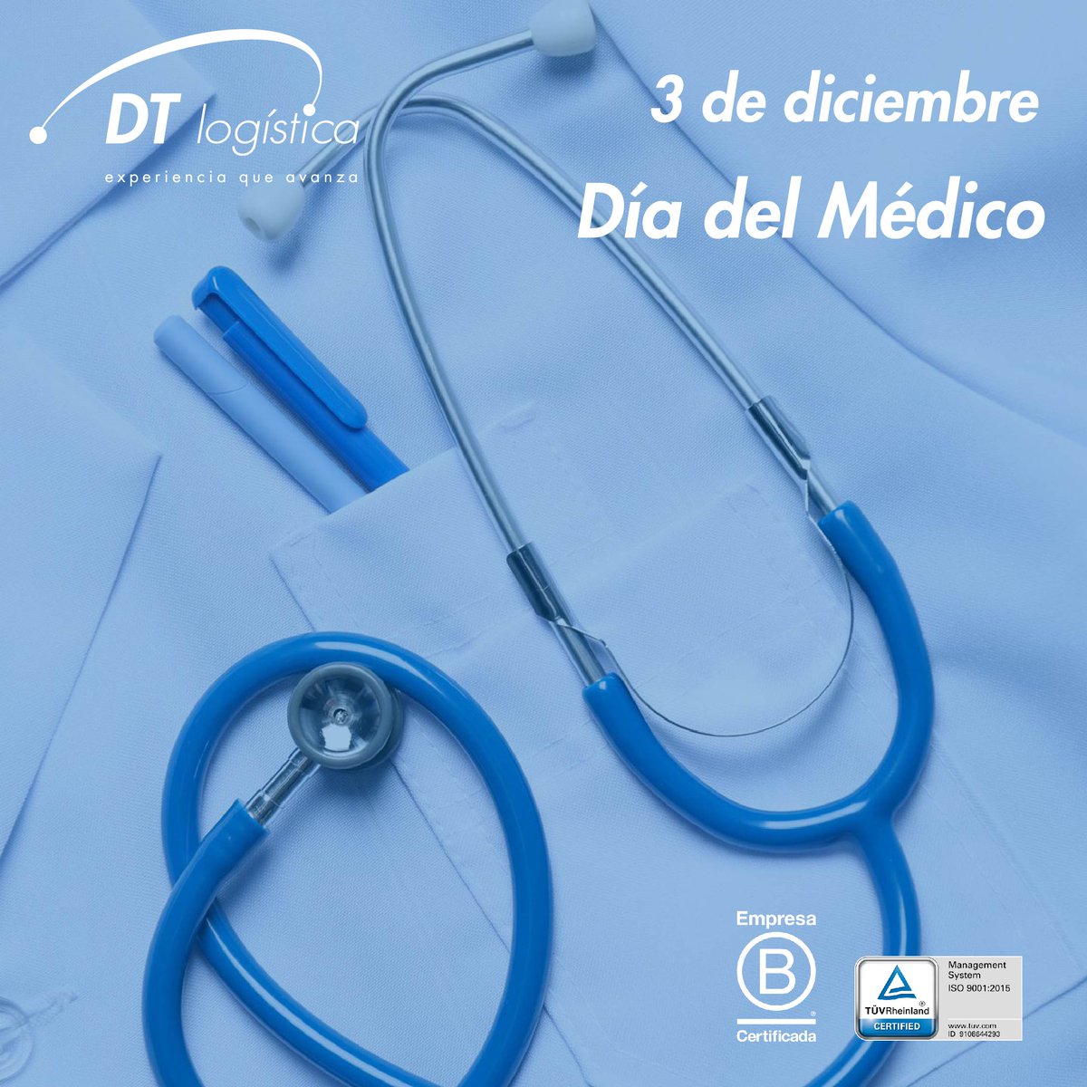 👩‍⚕️👨‍⚕️ Feliz Día del Médico 👩‍⚕️👨‍⚕️

Gracias por su compromiso y dedicación para cuidar la salud de todos. 💙

En DT Logística, seguimos apoyando al sector salud con soluciones logísticas que hacen la diferencia. 🚚📦

#DíaDelMédico #Logística #Salud