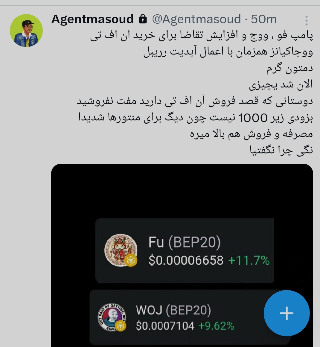 wojakians1111's tweet photo. آخه آدم چقدر می‌تونه ابله باشه .ک همچین توییتی بزنه بعد 4سال 10درصد شت ووج رشد کرد میگه پامپ هنوز نمیدونه پامپ چیه بدبخت پاک کرد واسش نوشتم بعدشم بلاکم کرد لاشی. https://t.co/llBNuPmeAB