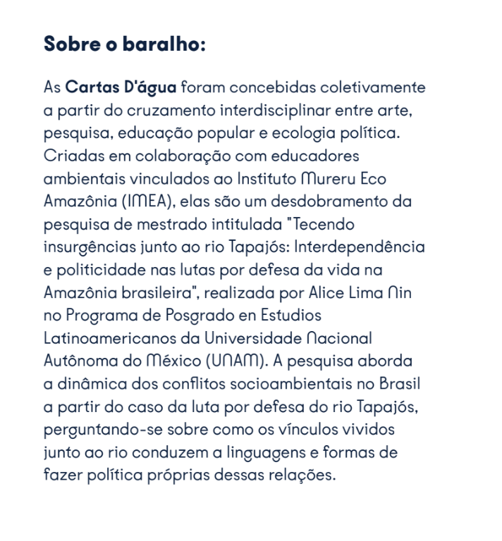 aliceninn's tweet photo. conjurando outros mundos possíveis, artistas-designers maravilhosos que toparam entrar nessa de criar um baralho tão bonito. Ta sendo muito legal e eu sou só felicidade de ver esse fim-inicio da pesquisa em linguagem cartomante. Vida longa e trajetos diversos às Cartas Dágua! https://t.co/rwLzwPjIOj