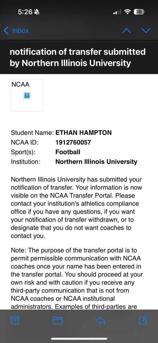 Officially in the portal!