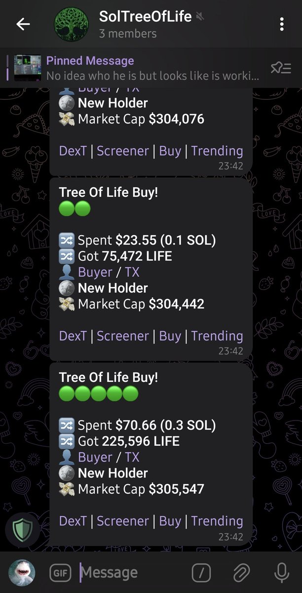 TommyCatSolana's tweet photo. @SolTreeOfLife LFG $LIFE https://t.co/FaZfA7D9zP