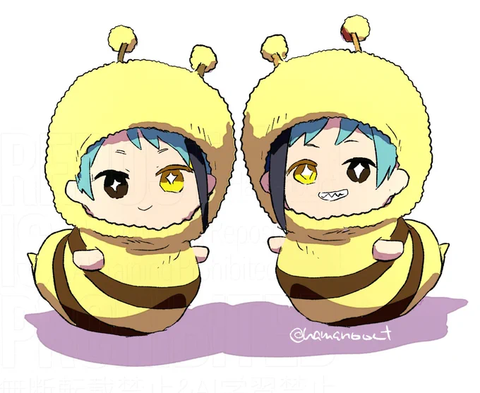 在庫切れてたので描いた、君たちかわいいねぇ…どこ住み? 