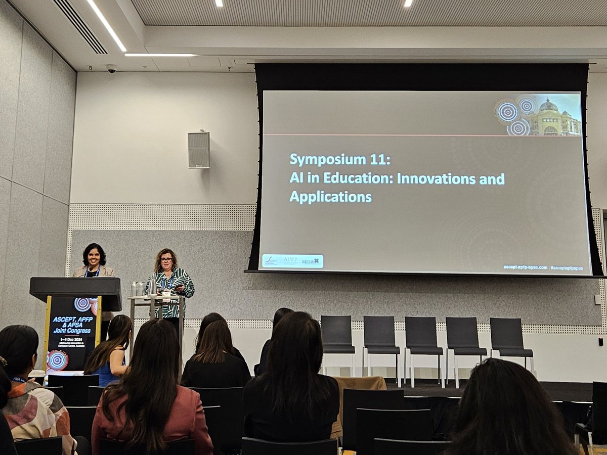 Iris (@esc_lecturer) on Twitter photo Learning how AI is shaping the future of education in this morning's symposium <a href="/ExintarisBetty/">Betty Exintaris</a> <a href="/NilushiKarunar2/">Nilushi (Nel) Karunaratne</a> <a href="/ASCEPTanz/">ASCEPT</a> #asceptapfpapsa Learning how AI is shaping the future of education in this morning's symposium <a href="/ExintarisBetty/">Betty Exintaris</a> <a href="/NilushiKarunar2/">Nilushi (Nel) Karunaratne</a> <a href="/ASCEPTanz/">ASCEPT</a> #asceptapfpapsa