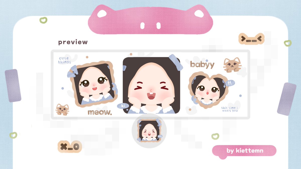 kiettemn's tweet image. help repost temen temen, terima kasih banyak #zonauang 

hi, aku ada ready stock chibi special price 18k/ea 🥧 
free retext 🪄 payment avail qris 🧸