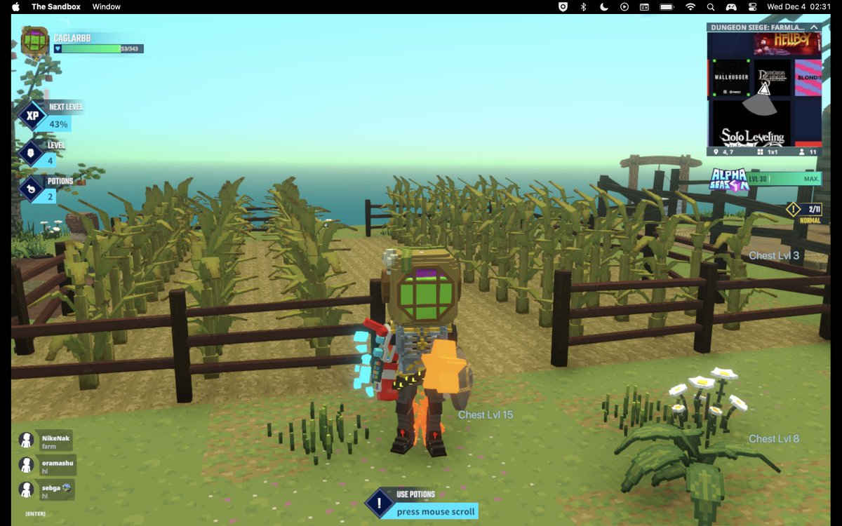 BerkmanCaglar's tweet photo. Virtual farming is honest work! 🚜🌾 @SquareEnix Join me down on the Farmlands Farm in @TheSandboxGame. https://t.co/5tsK96jHab #TheSandbox #AlphaSeason4 #AS4SocialChallenge https://t.co/unM0qZXMc2