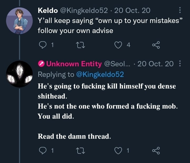 Crypartic's tweet photo. Also not the first time hearing about this. Josh has been in so many situations with people and then used the Seolijar account to talk about himself in third person. https://t.co/lBy9y0hTLP