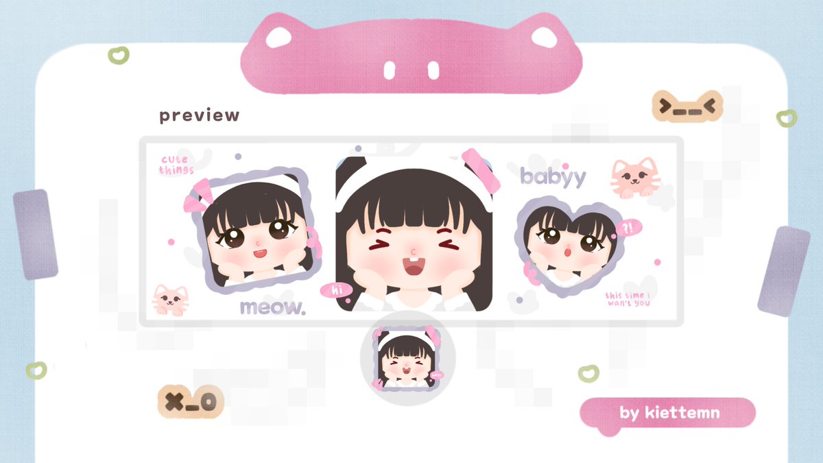 kiettemn's tweet image. help repost temen temen, terima kasih banyak #zonauang 

hi, aku ada ready stock chibi special price 18k/ea 🥧 
free retext 🪄 payment avail qris 🧸