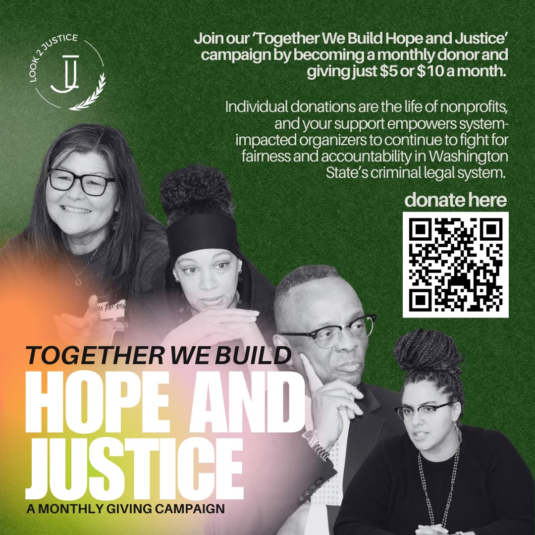 💚 Please consider donating to Look2Justice by becoming a monthly donor of $5 or $10! 

💚 Support our fight for fairness and accountability here: look2justice.org/donate