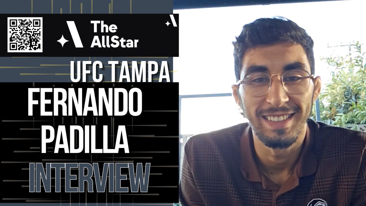 Korean John (@koreanjohn_) on Twitter photo Caught up with Fernando Padilla for <a href="/TheAllStarSport/">The AllStar Sports</a> ahead of #UFCTampa to chat:
✓ Sean Woodson matchup
✓ Career guidance, $50K bonuses
✓ Bryce Mitchell/Kron Gracie
✓ Dan Ige rematch
📺 youtu.be/s1-1c1tHHxo
Download The App 📲 allstarapp.onelink.me/RHWw/JHK Caught up with Fernando Padilla for <a href="/TheAllStarSport/">The AllStar Sports</a> ahead of #UFCTampa to chat:
✓ Sean Woodson matchup
✓ Career guidance, $50K bonuses
✓ Bryce Mitchell/Kron Gracie
✓ Dan Ige rematch
📺 youtu.be/s1-1c1tHHxo
Download The App 📲 allstarapp.onelink.me/RHWw/JHK