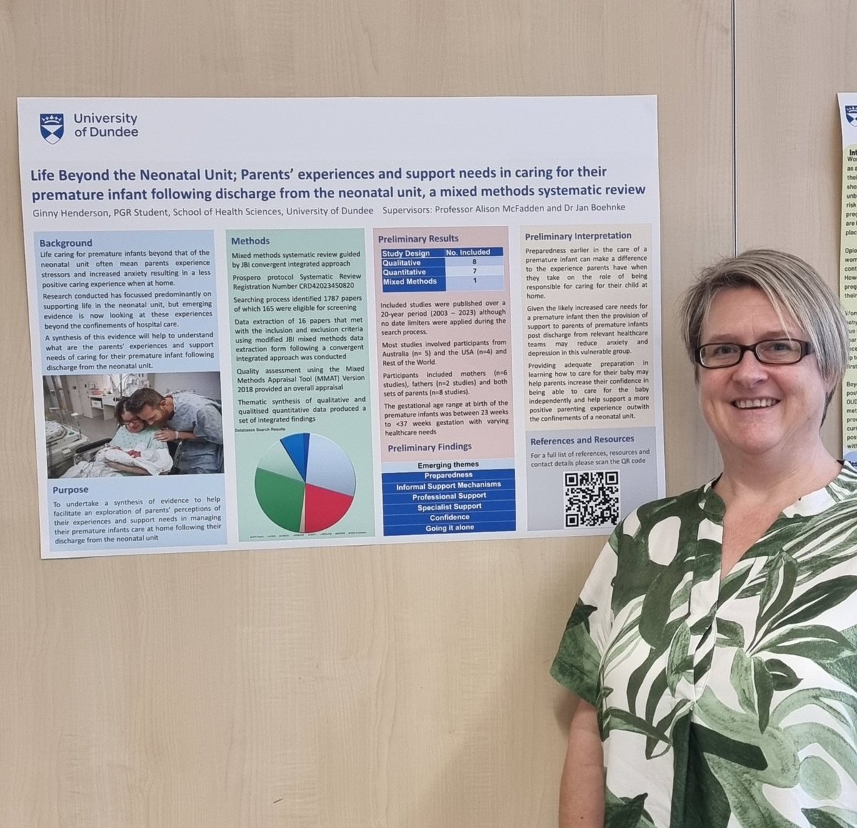 Sharing my research on life beyond the NICU for parents of premature infants at our <a href="/UoDHealthSci/">School of Health Sciences, University of Dundee</a> Postgraduate Research Symposium