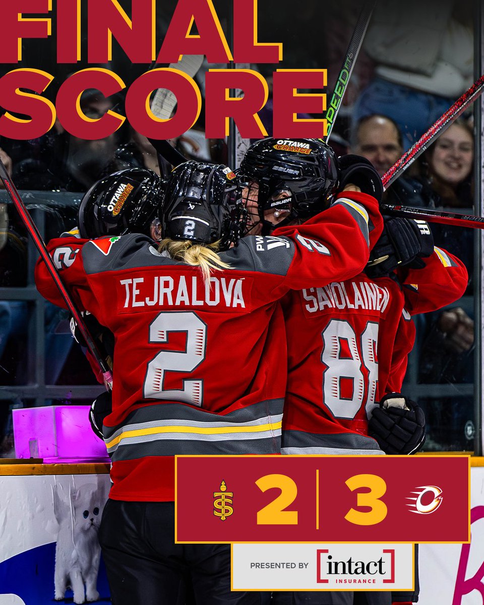 THAT'S 3 POINTS ‼️

Ottawa Charge x <a href="/IntactInsurance/">Intact Insurance Canada</a> 

#FeelTheSurge | #OTTvTOR