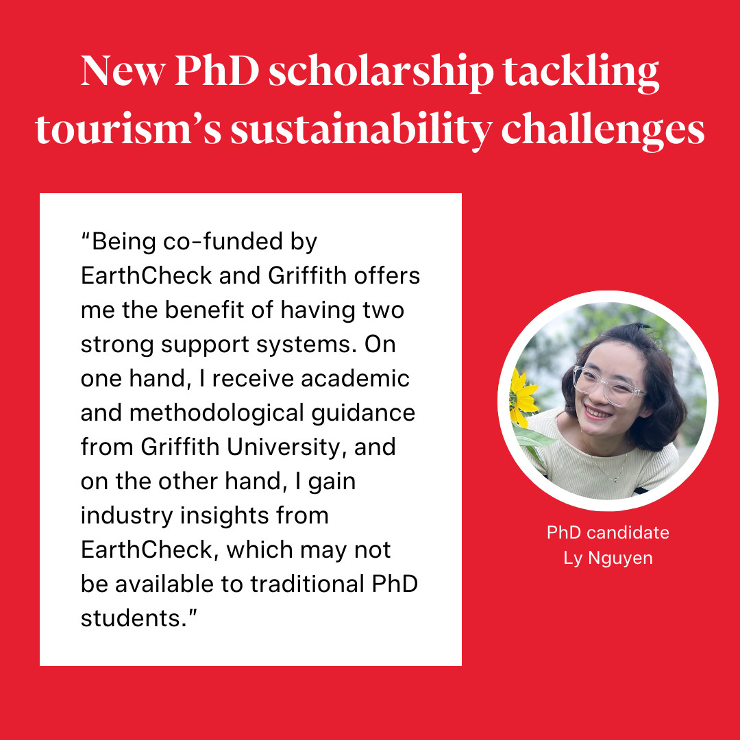 Bridging the gap between theory &amp; practice! Griffith Business School &amp; globally renowned sustainability leader EarthCheck have joined forces to tackle some of the biggest challenges facing the tourism industry today with a new co-funded PhD scholarship.

shorturl.at/Wcx6l