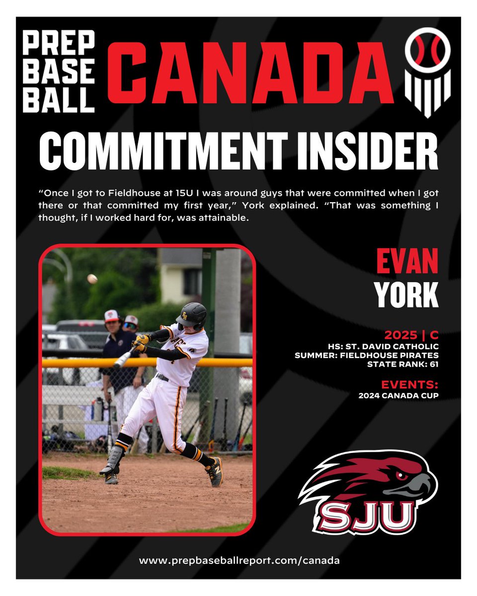 🙌 York ‘Will Do Anything To Help The Team Win’ At St. Joseph’s

📝 Interview:
🔗 loom.ly/AFqJKA4

⚾ Standout catcher bringing defense, leadership, effort to the next level

#BeSeen <a href="/prepbaseball/">Prep Baseball</a> <a href="/EvanYork74/">Evan York</a> <a href="/SJUHawks_Base/">Saint Joseph's Baseball</a> <a href="/FHPirates/">Fieldhouse Pirates</a>