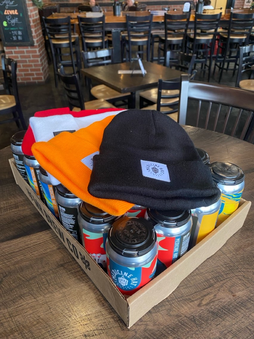 Who doesn't love a free gift? 🍻

That's right! 👉 We wanna keep your noggin warm this winter with our new toques! Purchase a flat of MHBC beer from our Taproom and get a FREE MHBC embroidered toque!

Must be 18+ to participate, please drink responsibly.