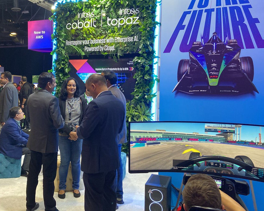 InfosysAmericas's tweet image. The momentum continues at #reInvent! Stop by Booth 338 to connect with the Infosys team, explore innovations, and spark meaningful conversations. Let’s drive the future together.

#InfosysCobalt #InfosysTopaz #AWSreInvent #InfyAtReInvent24 #AWS_Partners #EnterpriseAI