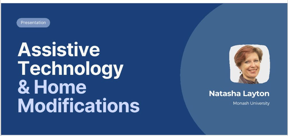 Monash RAIL Research Centre (@railmonash) on Twitter photo <a href="/LaytonNatasha/">Natasha Layton</a> <a href="/RAILMonash/">Monash RAIL Research Centre</a> is presenting today at the #NationalCHSPConference on research she's leading with <a href="/AustGovernment/">australiangovernment</a> Dept of Health & Aged Care to inform design of a new #assistivetechnology & home modifications Scheme for older Australians <a href="/ARATAaus/">ARATAaus</a> <a href="/GAATO_ORG/">GAATO</a> <a href="/LaytonNatasha/">Natasha Layton</a> <a href="/RAILMonash/">Monash RAIL Research Centre</a> is presenting today at the #NationalCHSPConference on research she's leading with <a href="/AustGovernment/">australiangovernment</a> Dept of Health & Aged Care to inform design of a new #assistivetechnology & home modifications Scheme for older Australians <a href="/ARATAaus/">ARATAaus</a> <a href="/GAATO_ORG/">GAATO</a>