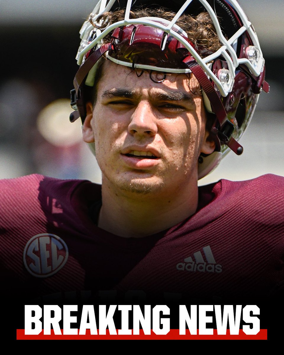 PeteThamel's tweet photo. Texas A&amp;M quarterback Conner Weigman is entering the NCAA transfer portal, he told ESPN. He’ll have two years of eligibility remaining.  Weigman is a former blue-chip recruit who went 9-4 in 13 career starts at Texas A&amp;M, including 4-1 this season. https://t.co/EZfKh5bAkb