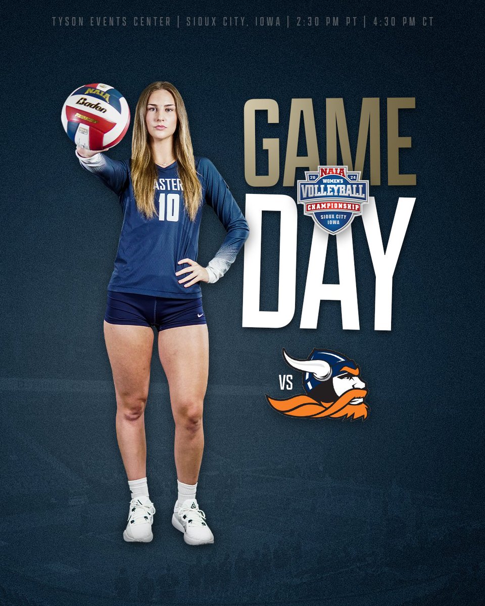 𝑵𝑨𝑰𝑨 𝑵𝑨𝑻𝑰𝑶𝑵𝑨𝑳𝑺 𝑮𝑨𝑴𝑬𝑫𝑨𝒀

🆚: Midland
⏰: 2:30 PM PT | 4:30 PM CT
📍: Sioux City, Iowa
🏟: Tyson Events Center
🖥: naia.org/watch/index

#EOUvb | #BattlefortheRedBanner