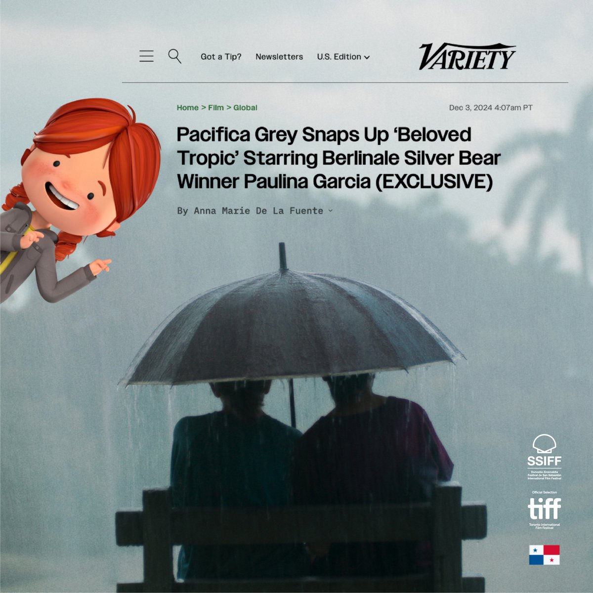 QUERIDO TRÓPICO🇵🇦 de la gran Ana Endara, producida por Mente Pública 💛

Feliz y honrada de decir que, si de algo es testimonio el Paci-catálogo, es de que el cine centroamericano es potente, vital y lleno de talento e historias maravillosas.