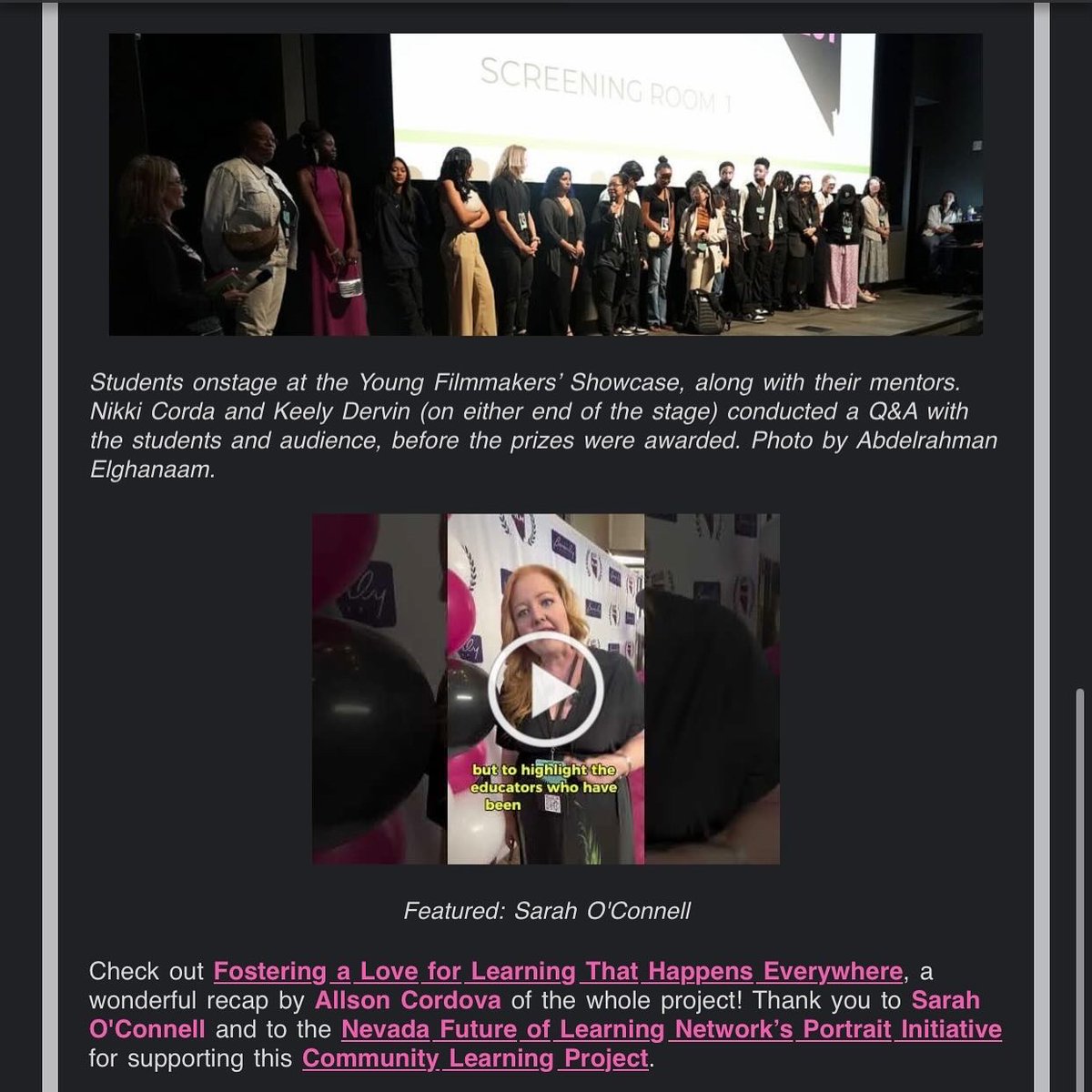 nwffest's tweet image. Dear friends,

This year on Giving Tuesday, WIF Nevada and the Nevada Women's Film Festival ask you to consider supporting our Young Filmmakers' Workshop so that we may bring this wonderful event back to the community in 2025!

Click nwffest.com to become a sponsor:)