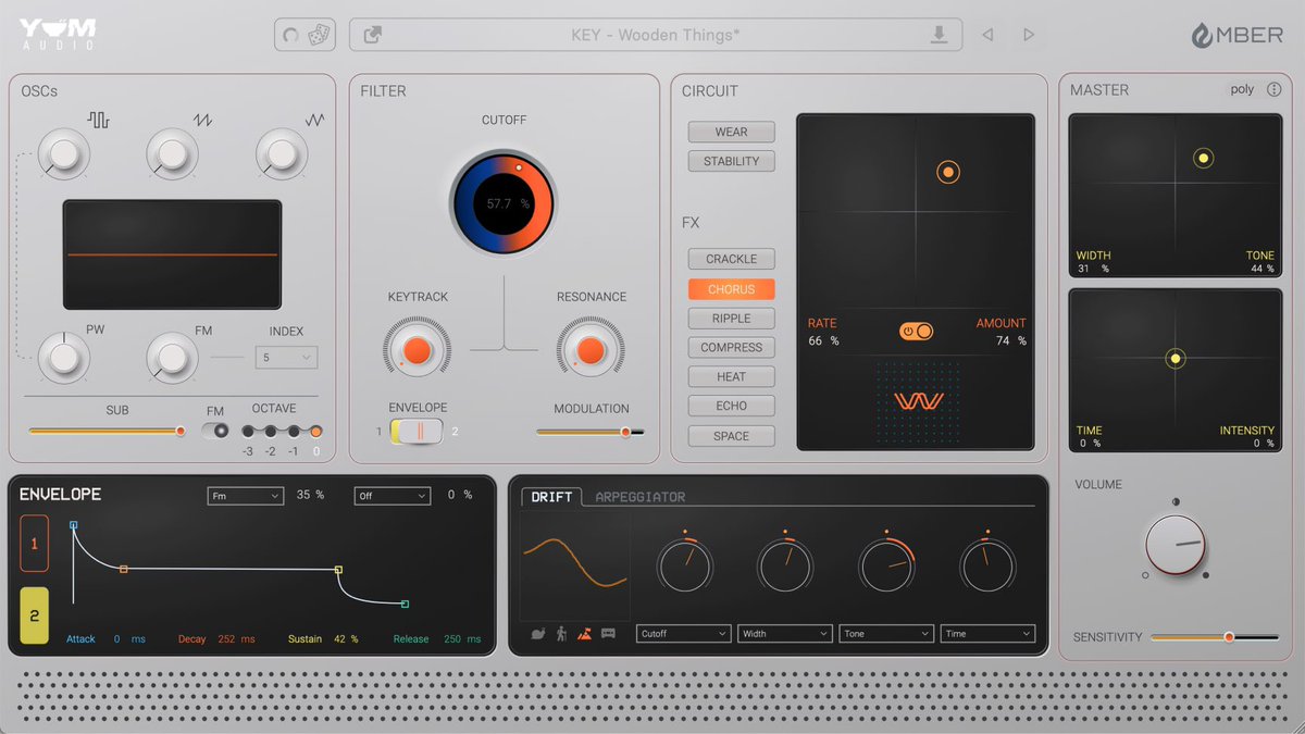 official_emlyn's tweet image. WIN ‘Ember’ by Yum Audio!! Time to pick up an AWESOME sounding Soft Synth! My favorite of the year for absolutely nothing just enter the comp here: 

bit.ly/3AWikFL

#win #softsynth #musicgear #synths #youtuber