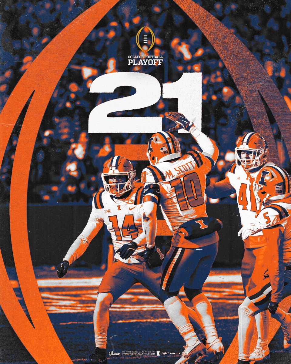 College Football Playoff

No. 21

#Illini // #HTTO // #famILLy