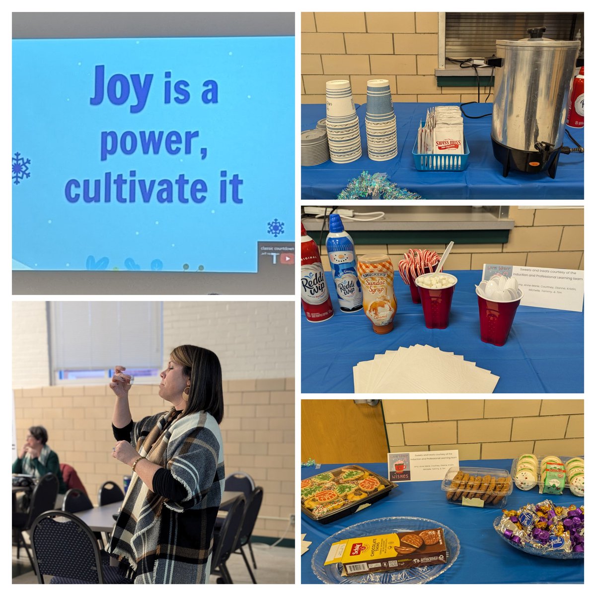DThompsonFCPS's tweet image. Induction Leaders gathered tonight to support our newest @FCPSMaryland colleagues! Thank you, Kristin for bringing the JOY! Thanks to Tammy for the ear worm! 🎵 Do you want to build a snowman? 🎵How will we bring the JOY to those we support? #InductionFCPS #FCPSPL