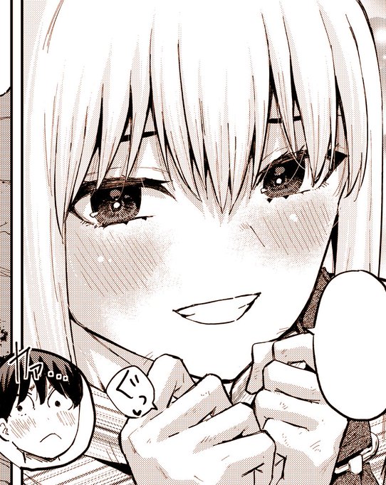 かわいいかおかいてる 