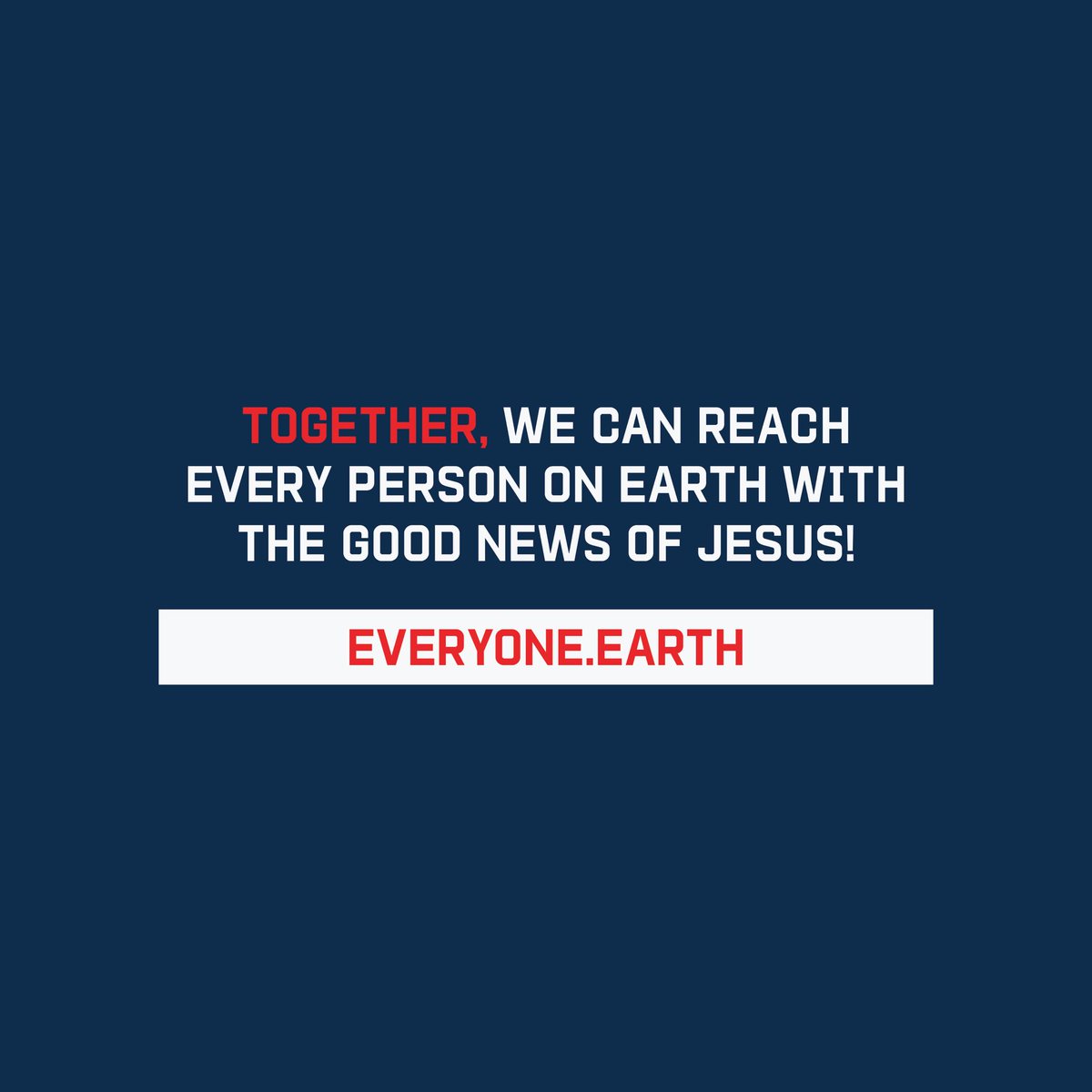 This #GivingTuesday we are incredibly thankful for each person’s continued support in efforts to help us reach every person on earth! 𝗥𝗲𝗮𝗰𝗵𝗶𝗻𝗴 𝗘𝘃𝗲𝗿𝘆𝗢𝗡𝗘 𝗿𝗲𝗾𝘂𝗶𝗿𝗲𝘀 𝗲𝘃𝗲𝗿𝘆𝗼𝗻𝗲, 𝗮𝗻𝗱 𝘄𝗲 𝗰𝗮𝗻’𝘁 𝗱𝗼 𝗶𝘁 𝘄𝗶𝘁𝗵𝗼𝘂𝘁 𝗬𝗢𝗨! 🌐🙌🏼