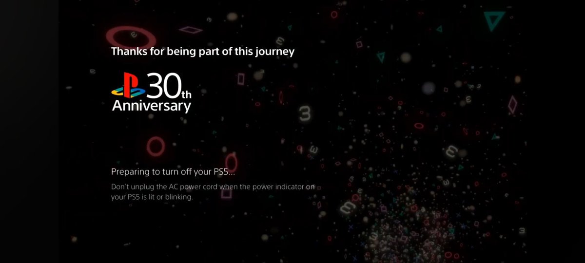 BoodleBumGames's tweet photo. Fire up your PlayStation 5 now to see the limited timed easteregg of the classic PlayStation startup with original sound 🤤🔉or click on the link to watch the start up and shutdown for PlayStations 30th Anniversary
https://t.co/fYMV1bRfj4
#Playstation #Fortnite #Playstation 5 https://t.co/SeVGXHTWkp