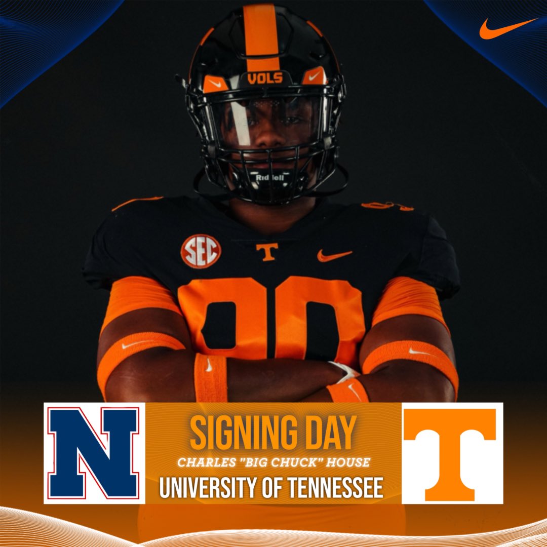 North Meck Football (@northmeckfb) on Twitter photo Tomorrow at 2:30 PM. Join us as we watch <a href="/clt_charles/">charles house</a> sign his NLI to the University of Tennessee! Chuck has worked hard over these past four years & this is well-deserved. Can’t wait for tomorrow. Tomorrow at 2:30 PM. Join us as we watch <a href="/clt_charles/">charles house</a> sign his NLI to the University of Tennessee! Chuck has worked hard over these past four years & this is well-deserved. Can’t wait for tomorrow.