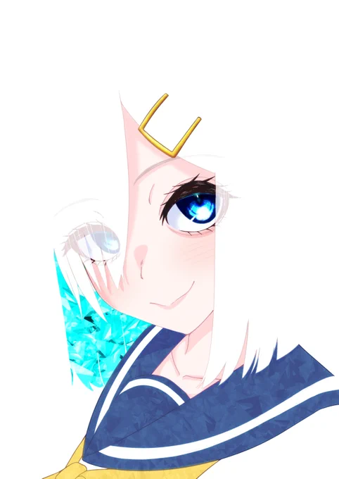 「今日も、いい風ですね」#艦これ #浜風 