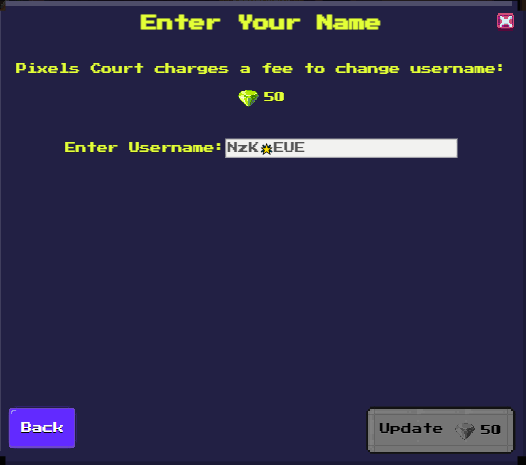 NzKxFebbellum's tweet image. Hmm no more cheap 1000 coins for change our username anymore. It cost 50 $Pixel now. Goodbye Impostor xD. 
Also team added new tweak at TB, now max deliver is 25 per industry so it faster now for doin TB.

#PixelsCreator #PixelsUpdate
