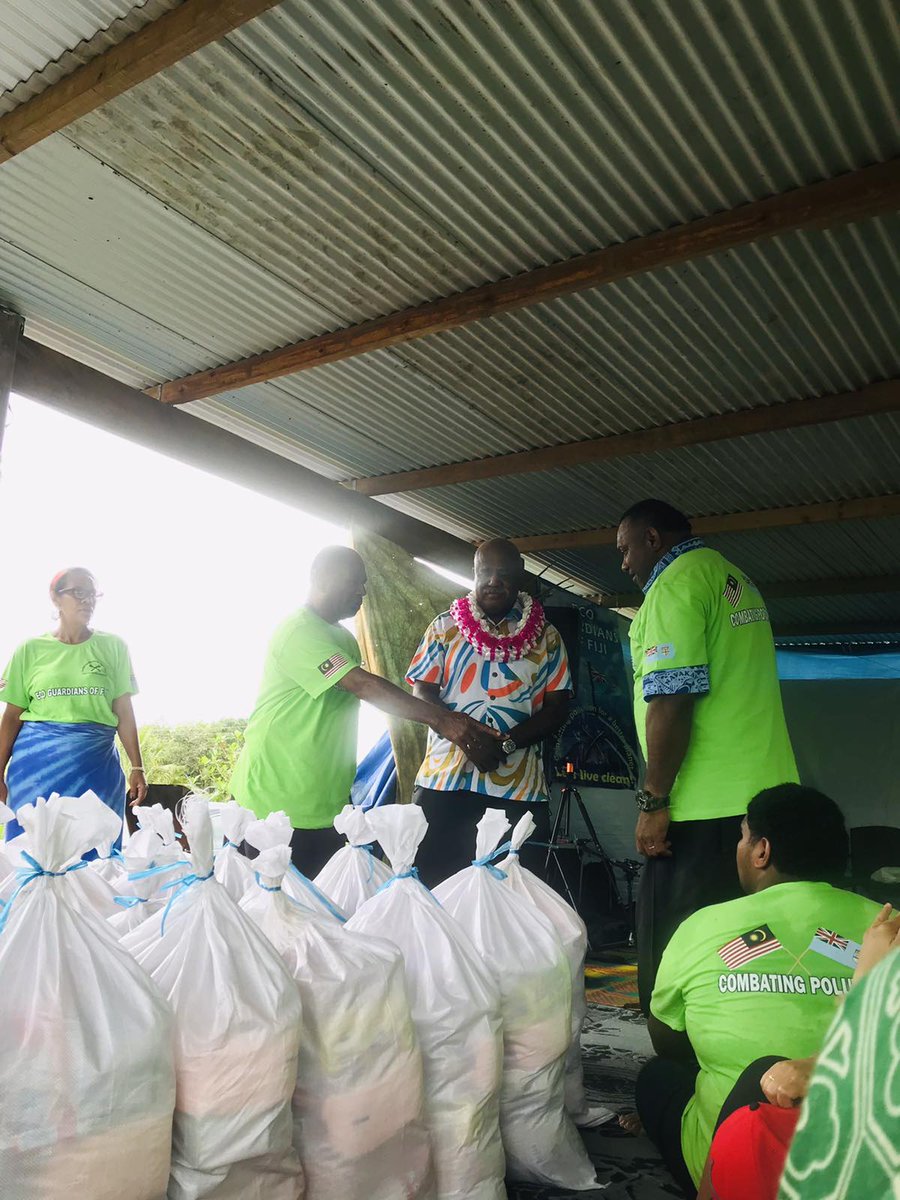 POLYPFIJI's tweet photo. POLYP members braved the heavy rain in Suva last Saturday to assist the EcoGuardians team and the Embassy of Malaysia in cleaning up the Bilo Battery Historical Site. Community outreach lies at the heart of what POLYP seeks to do. https://t.co/pw9GsbLghO