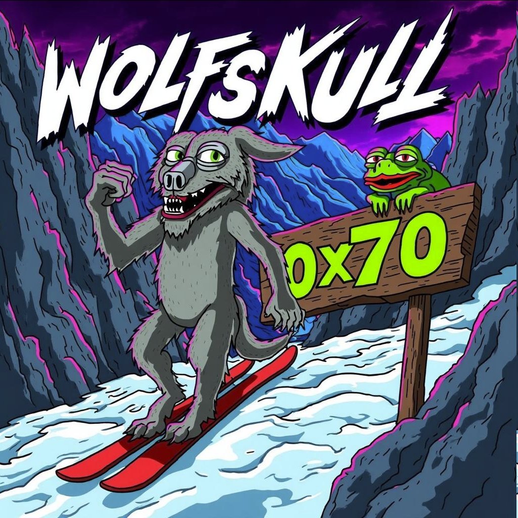 Wolfskull on ΞTH by Matt Furie 🐺💀 tweet media