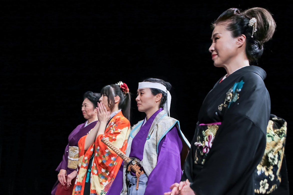 新潟市芸能まつり／ 時代劇の一コマみたい、、🙌 #吟と剣詩舞の集い