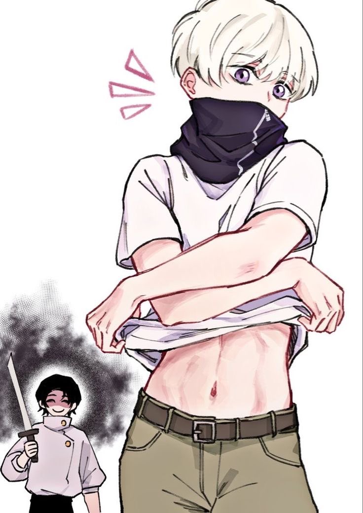 watashiwasuguru's tweet photo. umm why is this fanart of toge lowk thinspo 😭😭 https://t.co/GxHWot578V