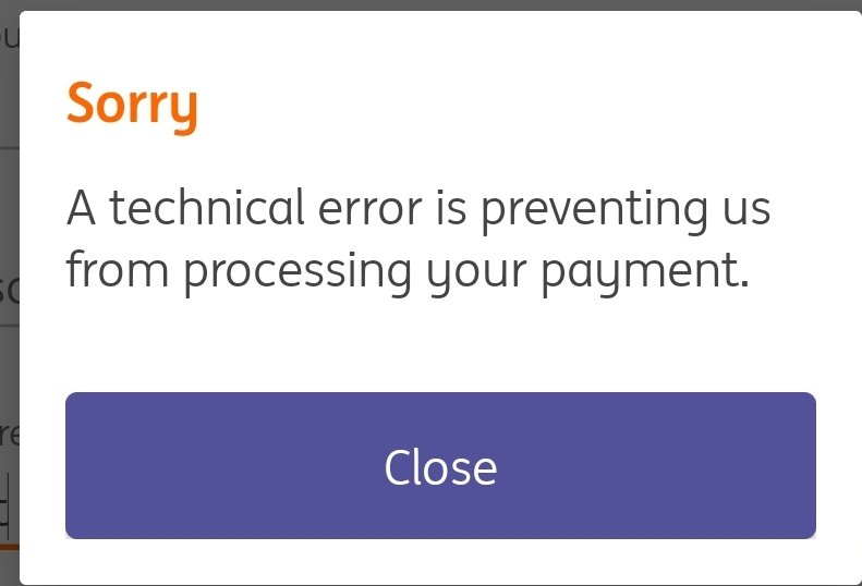 realmccoy1981's tweet photo. @ING_Aust I keep getting the following error when trying to transfer to a Suncorp account https://t.co/1Sg4lyBEjm