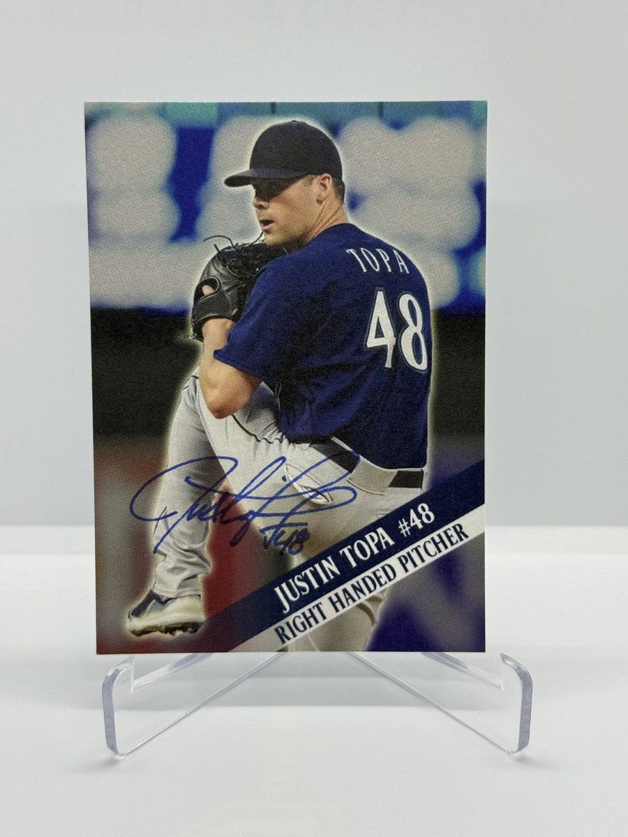 Very Special #Mailday today from <a href="/Justin_Topa/">Justin Topa</a> for trading him his 1/1 First Card. 

A few nice autographs.  The first one with a personalized inscription, my 1st one.  The mariners card is hilarious with the “Hey that’s Me”

The last card is a personal card from the Topa