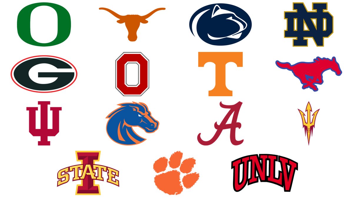 RedditCFB's tweet photo. Heading into Conference Championship week, here are the 15 teams still in contention for a National Championship. All others are now eliminated. 🥲 https://t.co/w3ue6rX6uW